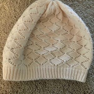 Light Pink Girls Knit Beanie